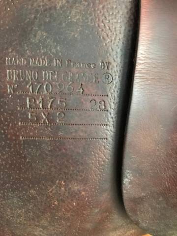 Sella da salto ostacoli Delgrange  17.5" - 2017