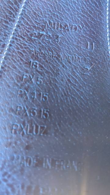 Sella da dressage Devoucoux  18" - 2015