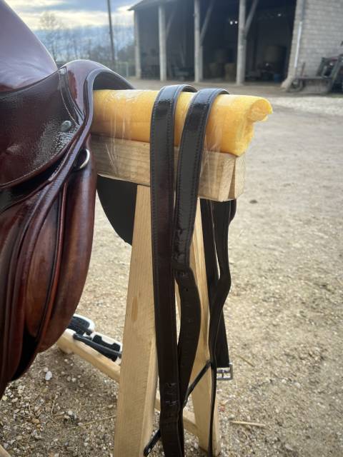 Sella da salto ostacoli Childeric  17.5" - 2014