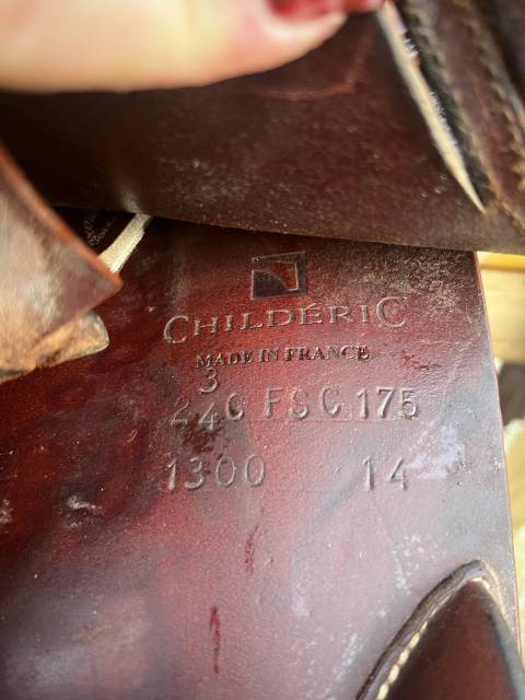 Sella da salto ostacoli Childeric  17.5" - 2014