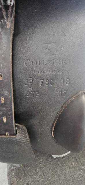 Sella da salto ostacoli Childeric  18" - 2017