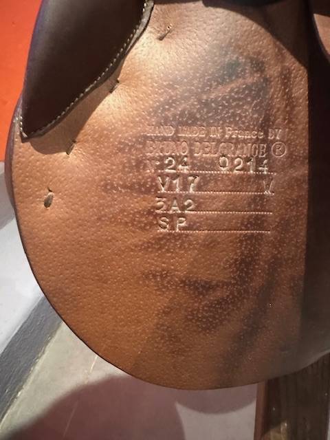 Sella da salto ostacoli Delgrange  17" - 2024