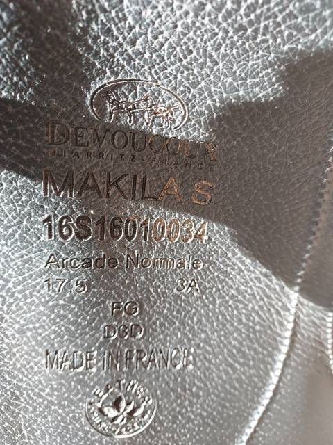 Sella da dressage Devoucoux  17.5" - 2016