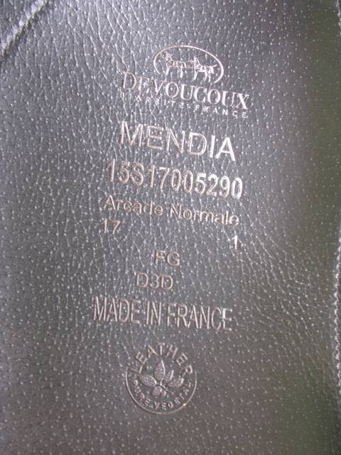 Sella da dressage Devoucoux  17" - 2015
