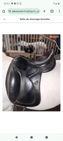 Sella da dressage Forestier  17" - 2014