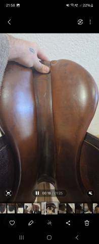 Sella da salto ostacoli Forestier  17.5" - 2008