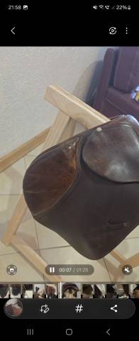 Sella da salto ostacoli Forestier  17.5" - 2008