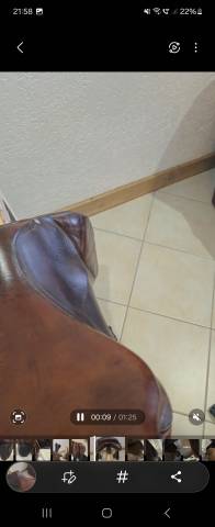 Sella da salto ostacoli Forestier  17.5" - 2008