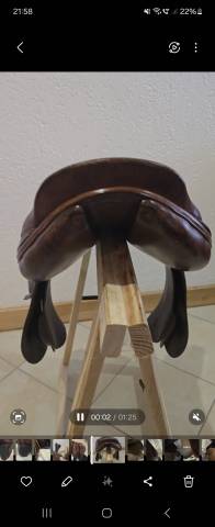 Sella da salto ostacoli Forestier  17.5" - 2008