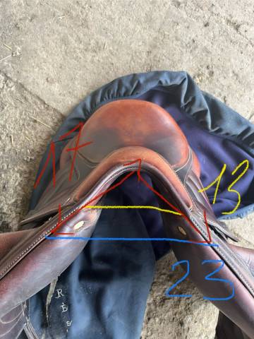 Sella da dressage Antarès  17" - 2015