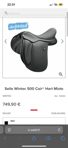 Sella mista Wintec  17.5" - 2020