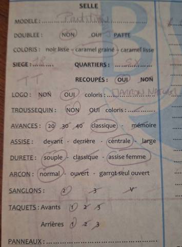 Sella da salto ostacoli Delgrange  18" - 2012