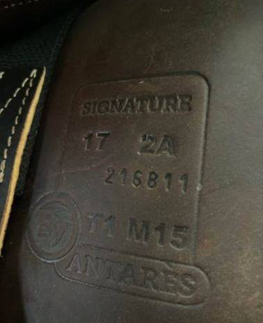 Sella da salto ostacoli Antarès  17" - 2021