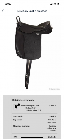 Altra sella  Guy Quentin dressage 15.5" - 2024