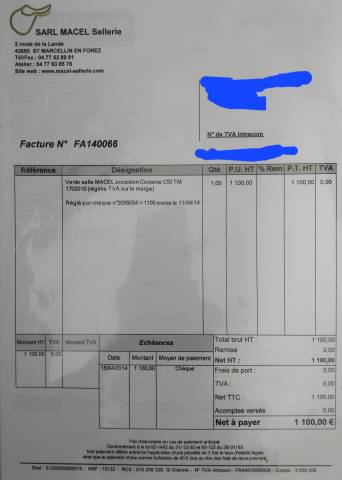 Sella mista Macel  17" - 2017