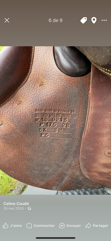 Sella mista Delgrange  17.5" - 2018