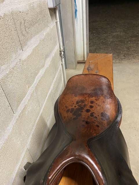 Sella da salto ostacoli Delgrange  17" - 2005