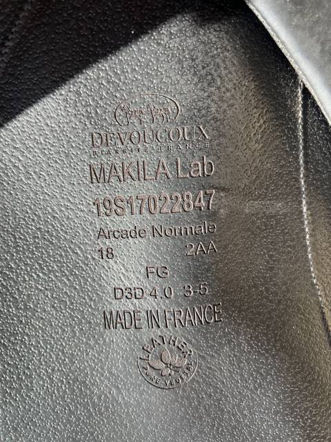 Sella da dressage Devoucoux  18" - 2018