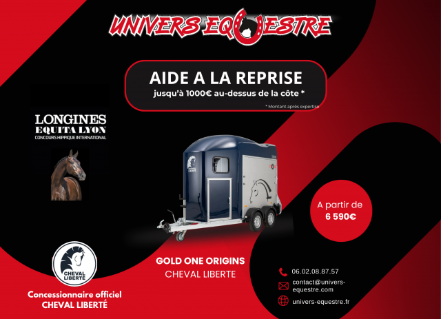 Trailer Cheval Liberté GOLD ONE ORIGINS 1,5 Cavalli 2025 Nuovo