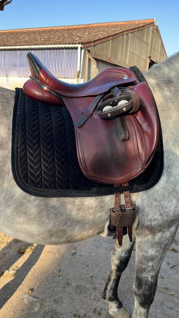 Sella da dressage Zaldi  17.5" - 2016