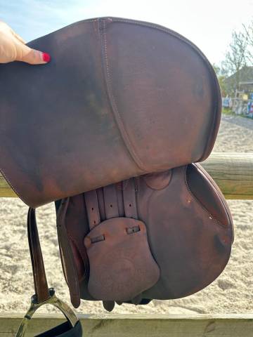 Sella da salto ostacoli Cardinal  17.5" - 2019