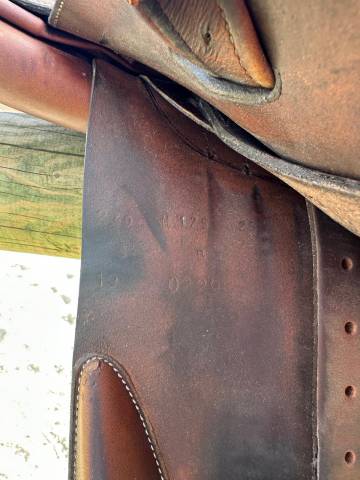 Sella da salto ostacoli Cardinal  17.5" - 2019