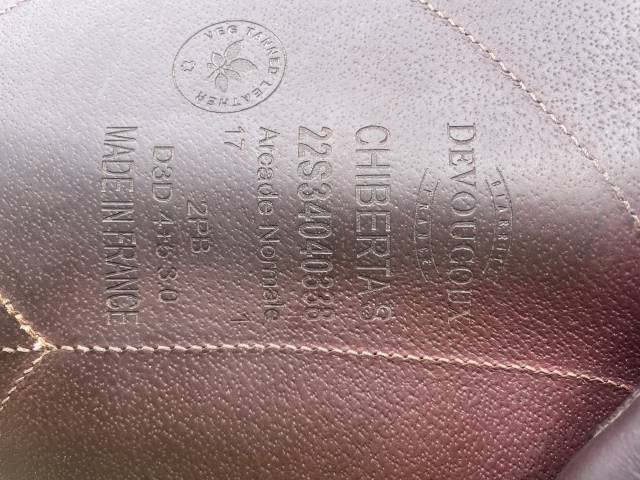 Sella da salto ostacoli Devoucoux chiberta S 17" - 2022