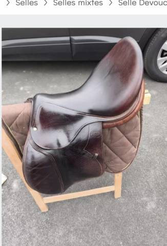 Sella da salto ostacoli Devoucoux  17" - 2000