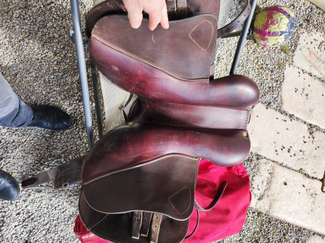 Sella da salto ostacoli CWD  17" - 2017