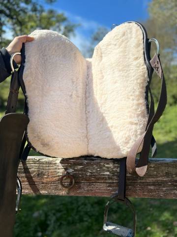 Sella western Barefoot   17.5" - 2025