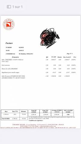 Sella da salto ostacoli Childeric  18" - 2022