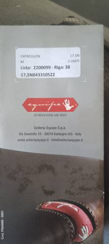 Sella mista Equipe  17.5" - 2022