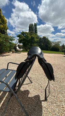 Sella da salto ostacoli  cavaletti  16.5" - 2024