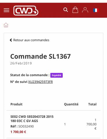 Sella mista  CWD SE02 18" - 2015