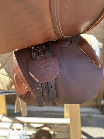 Sella da salto ostacoli Antarès Spooner 17" - 2014