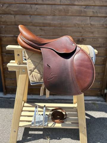 Sella da salto ostacoli Antarès Spooner 17" - 2014