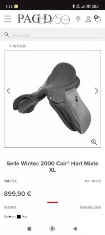 Sella mista Wintec 2000 wide 18" - 2024