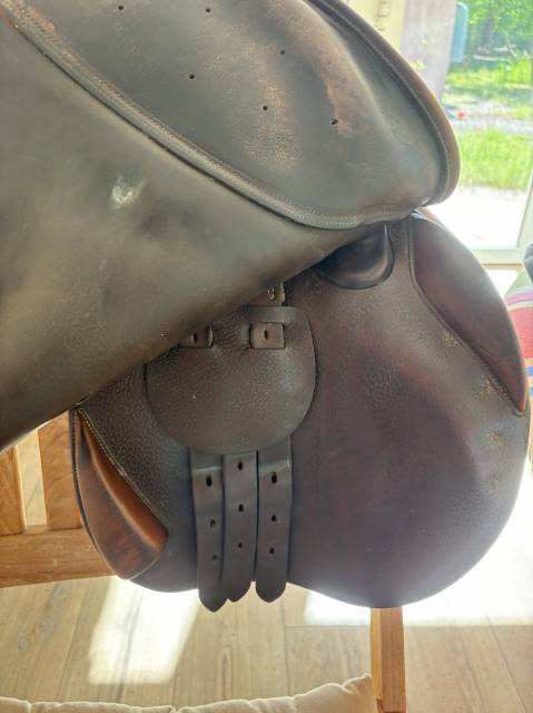 Sella da salto ostacoli Delgrange  17.5" - 2001