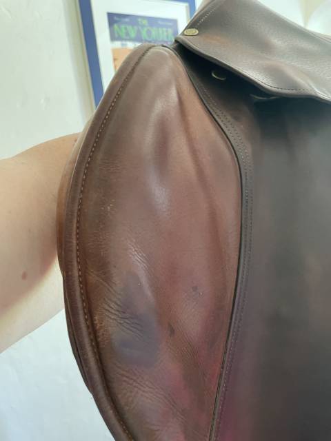 Sella da salto ostacoli Delgrange  17.5" - 2001