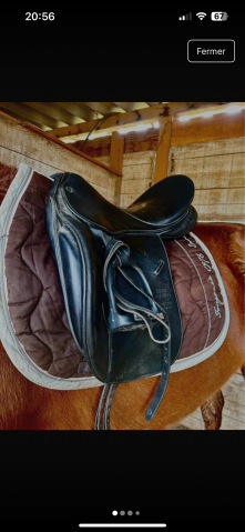 Sella da dressage Stubben  17.5" - 2015