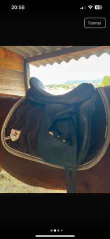 Sella da dressage Stubben  17.5" - 2015