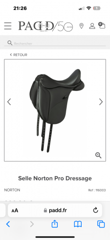 Sella da dressage Norton  17" - 2025