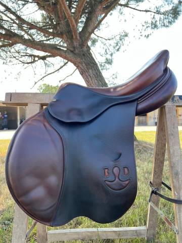 Sella da salto ostacoli Delgrange  17.5" - 2018