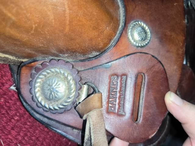 Sella western Barnes  17" - 2000