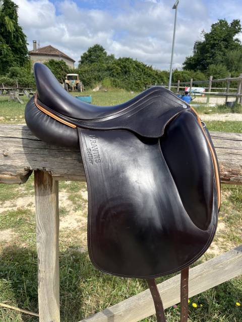 Sella da dressage  Selle pravins modèle prenium 17.5" - 2019
