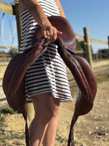 Sella da dressage Belloir Saumur 17.5" - 2018