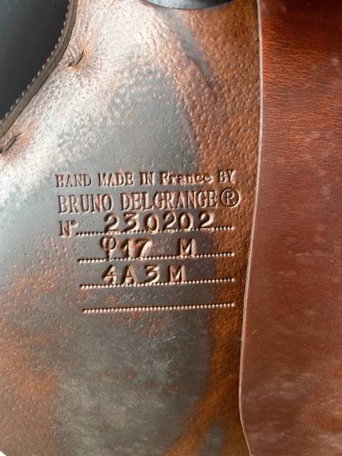 Sella da salto ostacoli Delgrange  17" - 2023