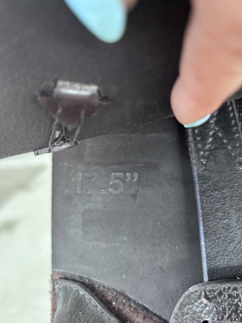 Sella da salto ostacoli  Atlanta 17.5" - 2024