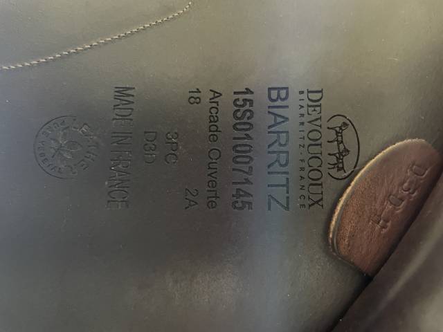 Sella mista Devoucoux  18" - 2015