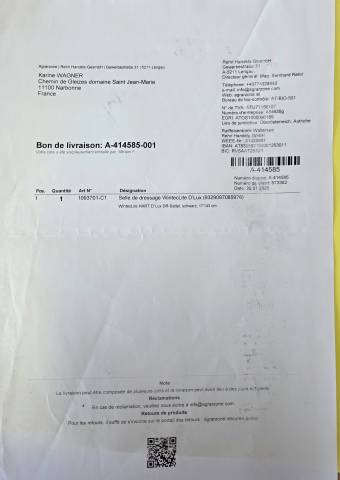 Sella da dressage Wintec  17" - 2025